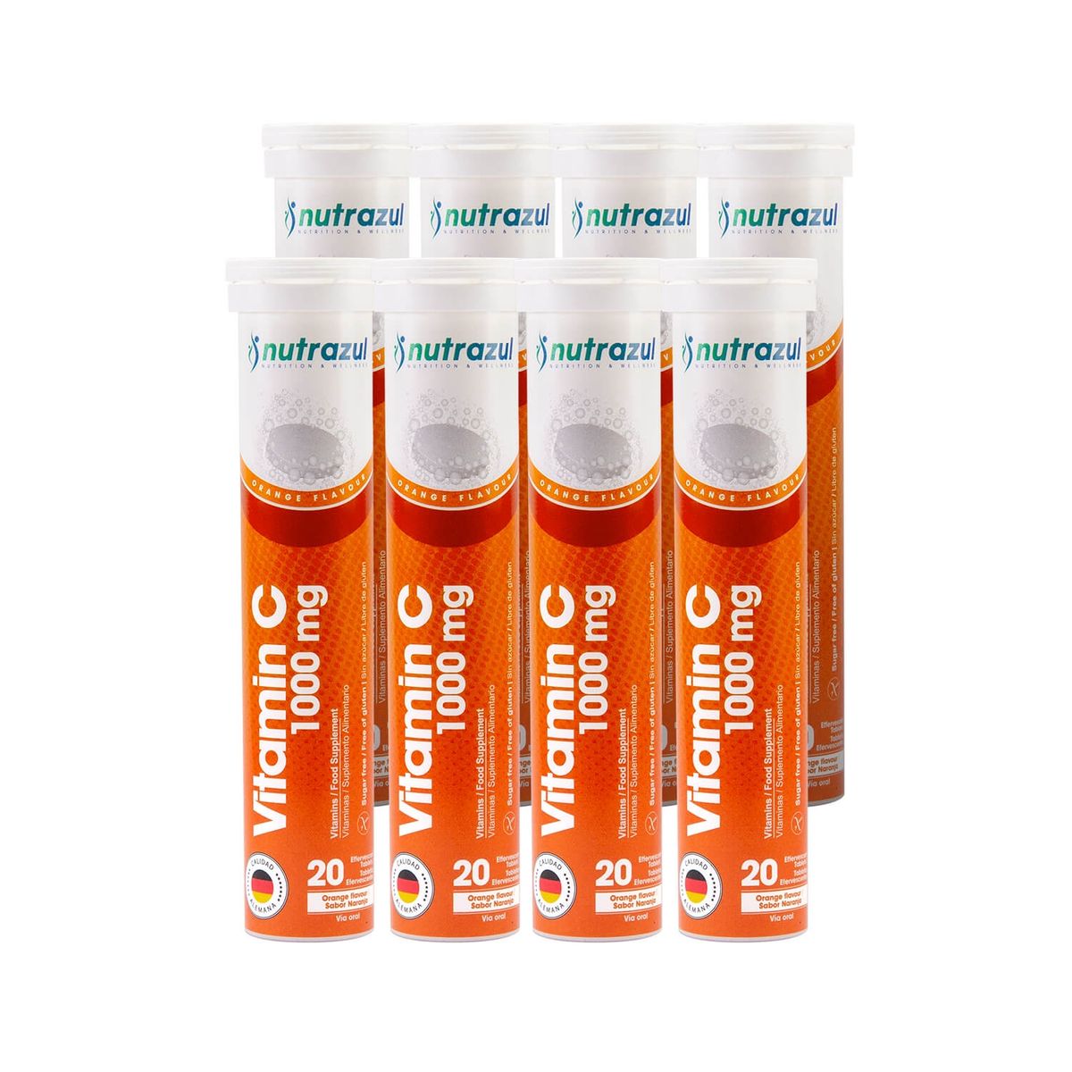 NUTRAZUL - Vitamina C 1.000 Mg.-Pack 8 un.