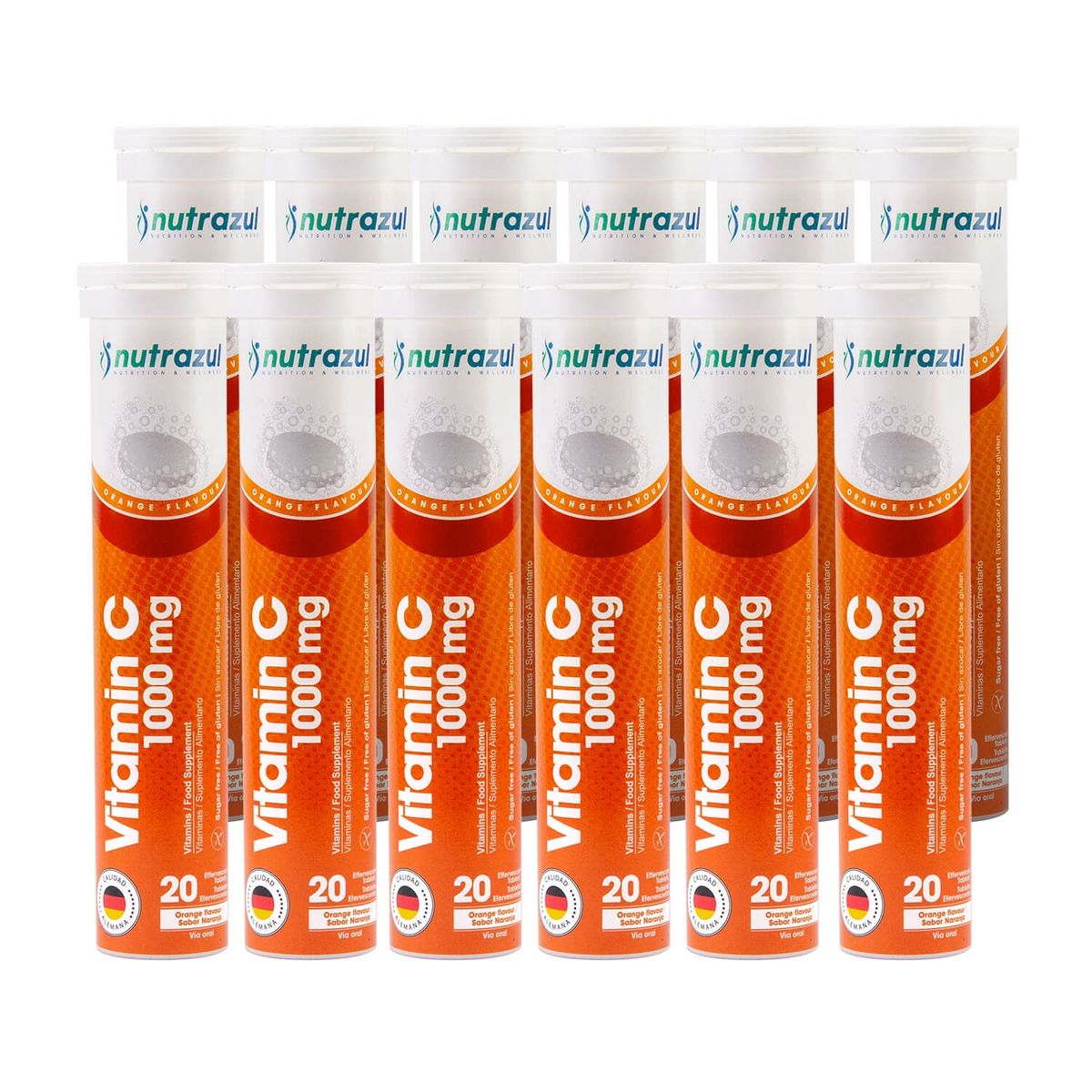 NUTRAZUL - Vitamina C 1.000 Mg.-Pack 12 un.
