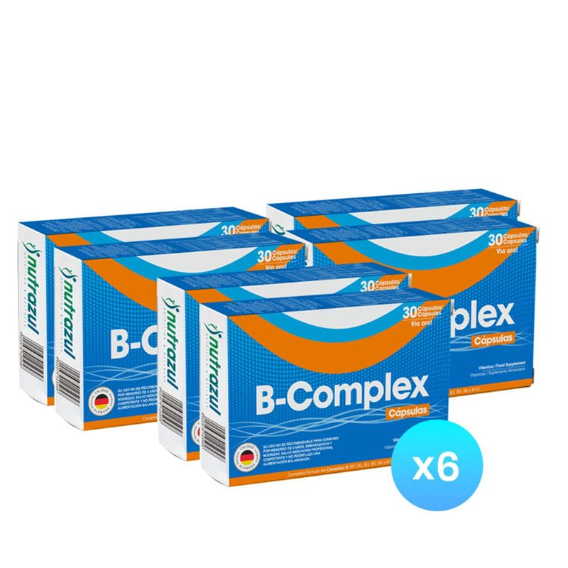 NUTRAZUL - Complejo B- Pack 6 un.