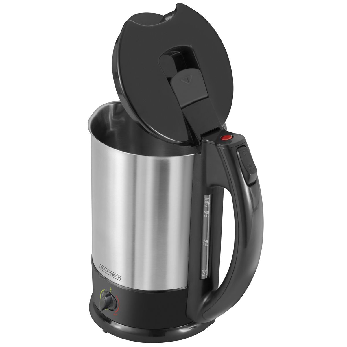 BLACK+DECKER - Hervidor Eléctrico 1.7L Black+Decker Jkc001bd