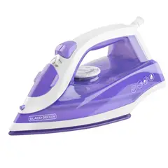 BLACK+DECKER - Plancha de Ropa A Vapor TrueGlide Irbd204