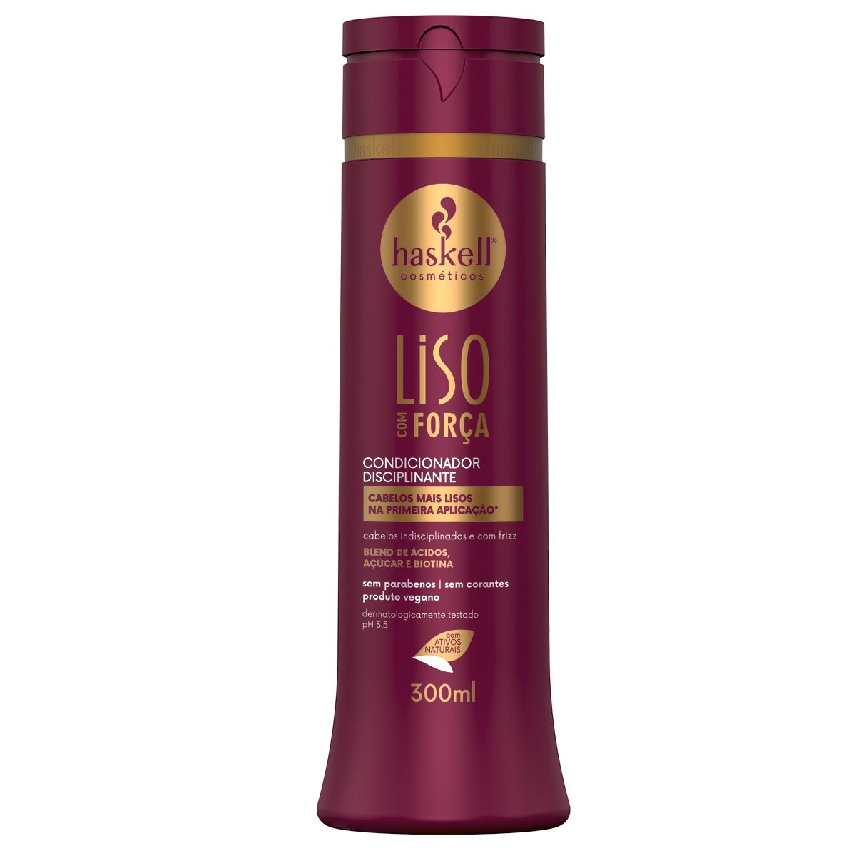 HASKELL - ACONDICIONADOR LISO COM FORCA 300ML Haskell