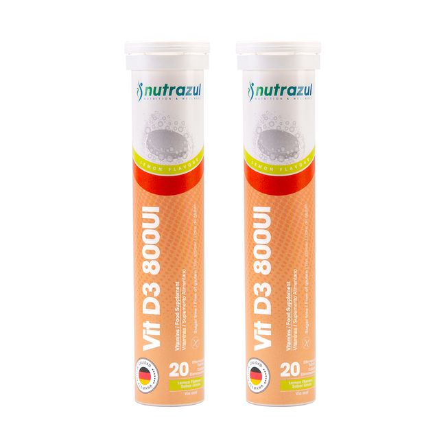 NUTRAZUL - Vitamina D3-Pack 2 unidades.