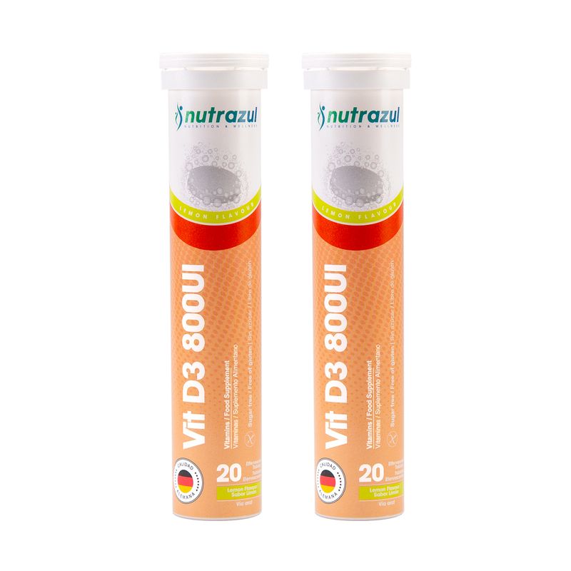 NUTRAZUL - Vitamina D3-Pack 2 unidades.