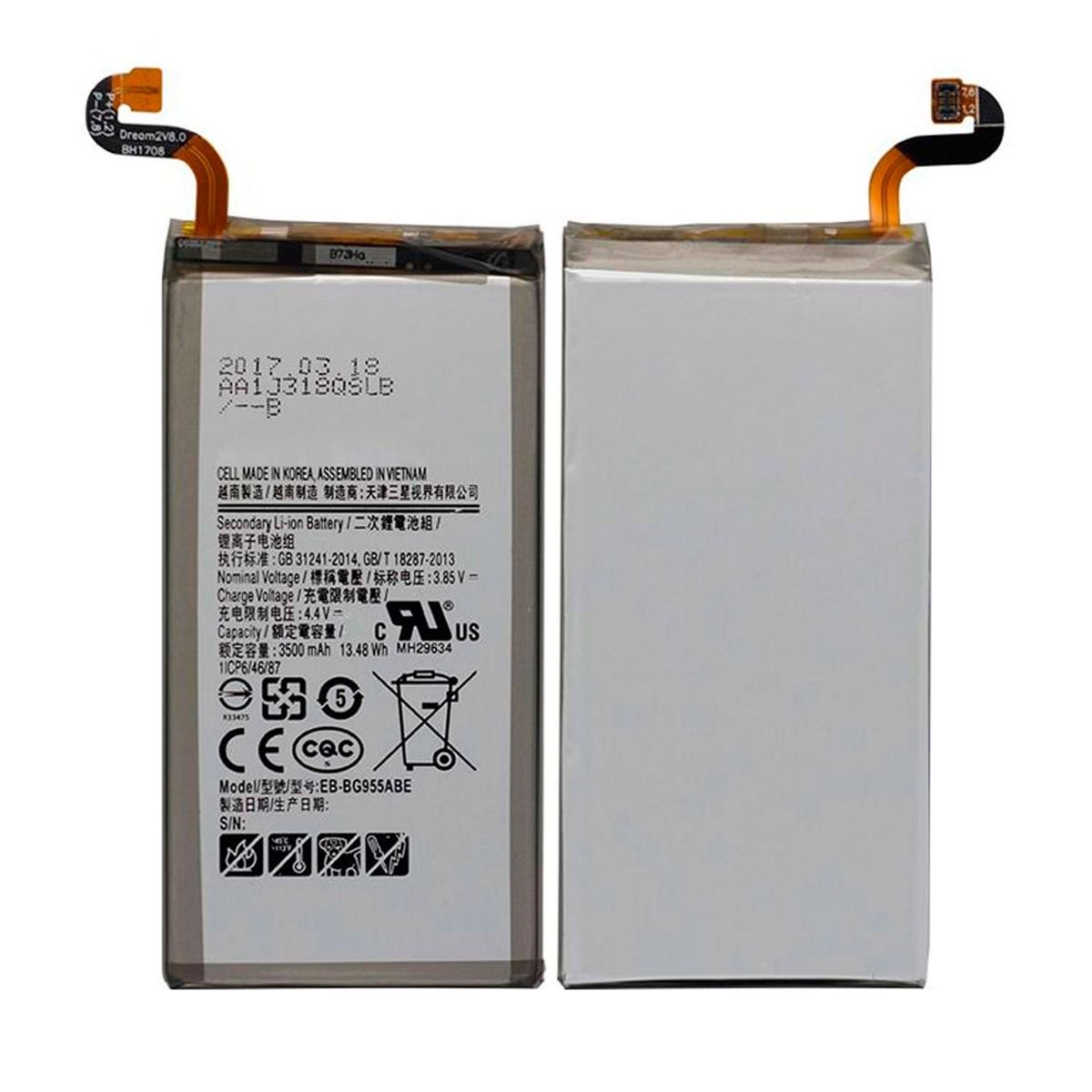 GENERICO - Bateria Compatible con Samsung S8 Plus