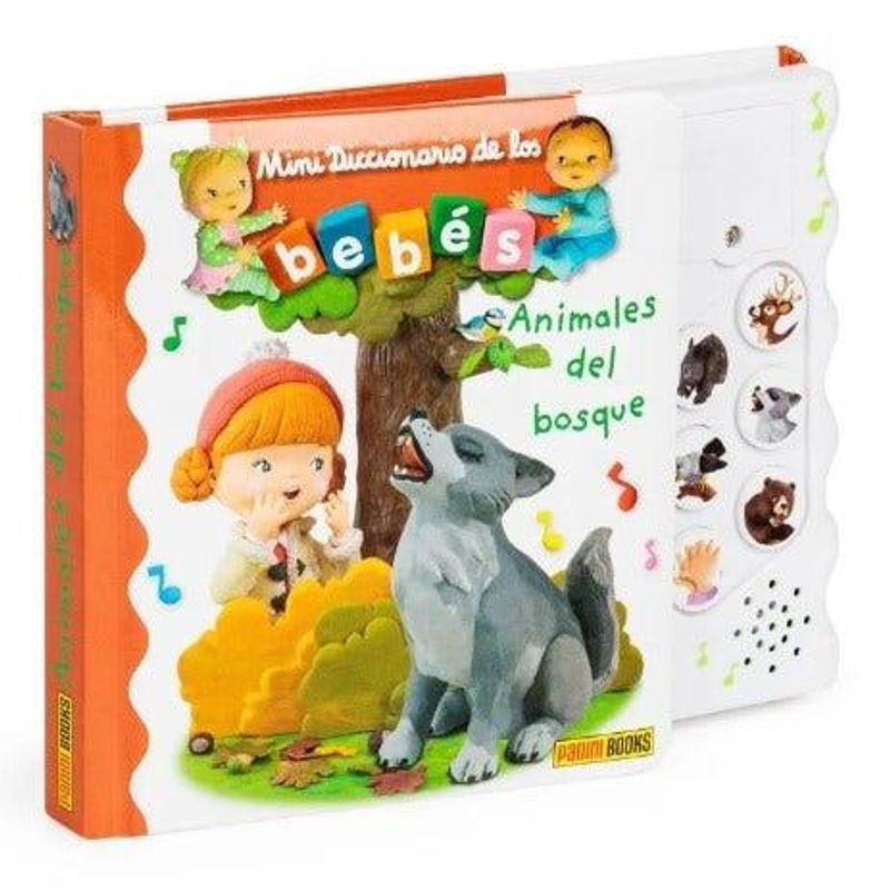 PANINI - MINI DICCIONARIO BEBE SONORO ANIMALES BOSQUE