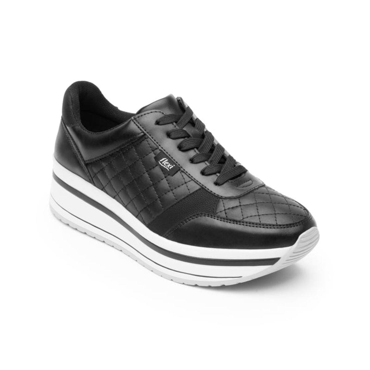 FLEXI - Zapatilla Mujer Alanis Negro Flexi