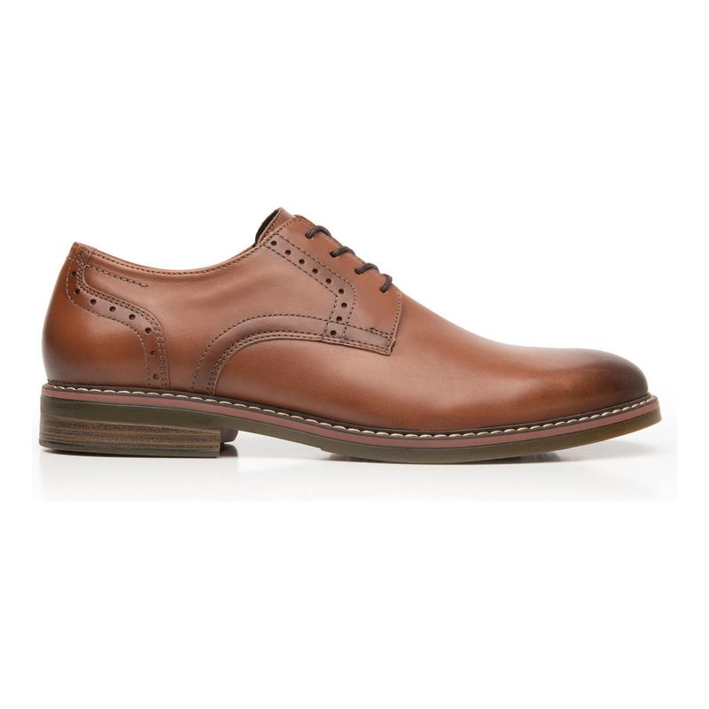 FLEXI - Zapato Formal Hombre Cuero Café Flexi