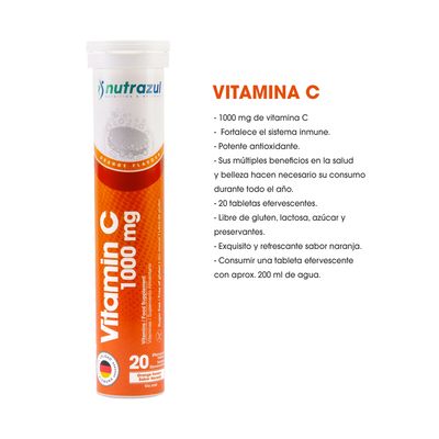 Imagen 2 del producto Vitamina C 1.000 Mg.-Pack 2 unidades.