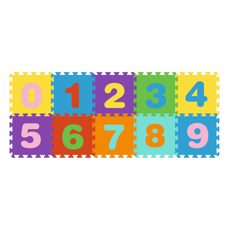INFANTI - Puzzle de Goma Eva Números 10 Piezas INFANTI