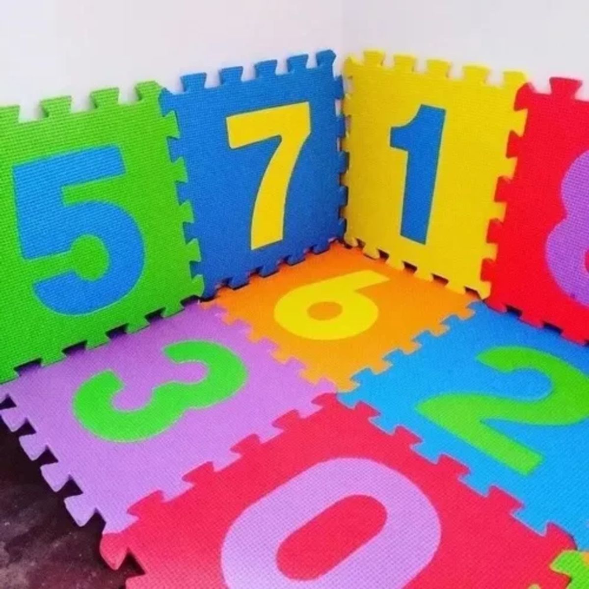 INFANTI - Puzzle de Goma Eva Números 10 Piezas INFANTI