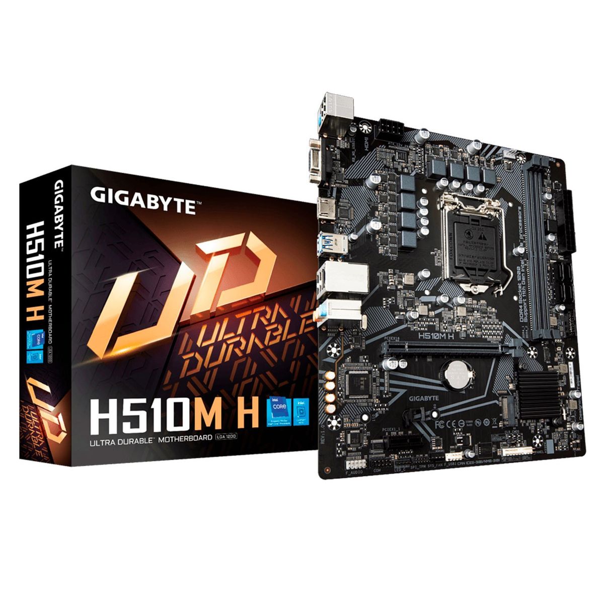 GIGABYTE - Placa Madre Gigabyte H510M H Rev.1.0 LGA1200 DDR4 H510MH