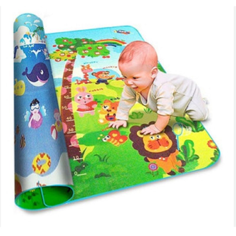 GENERICO - Alfombra antigolpes Reversible Diseños para niños bebes