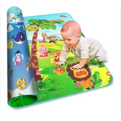 GENERICO - Alfombra antigolpes Reversible Diseños para niños bebes