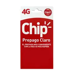 CLARO - Chip Prepago 5 GB + 300 Min - Lifemax