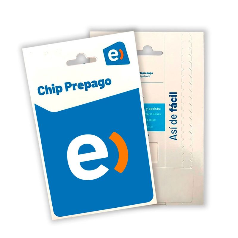 ENTEL - Chip Prepago Entel 1 Gb + 30 Min - Lifemax
