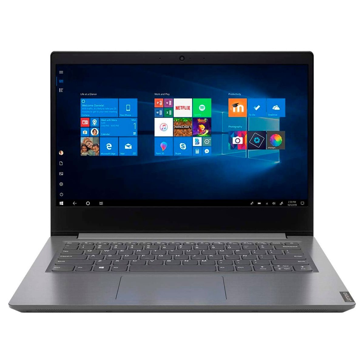 LENOVO - Notebook V14 i5-1035G1 4GB DDR4 256GB SSD M.2 14in Free [ 82C400ECCL ] - Lifemax