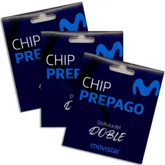 MOVISTAR - Chip De Línea 4GB + 400 Min Pack X100 Kit Mayorista