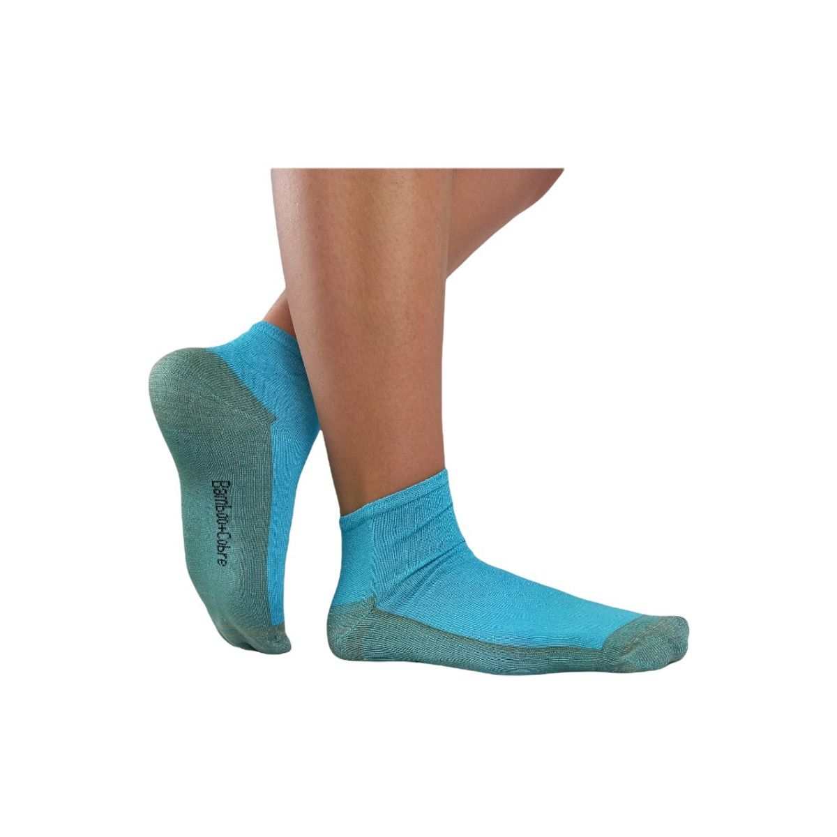 GENERICO - Pack de 3 pares de Tobilleras Cobre Bambú Mujer