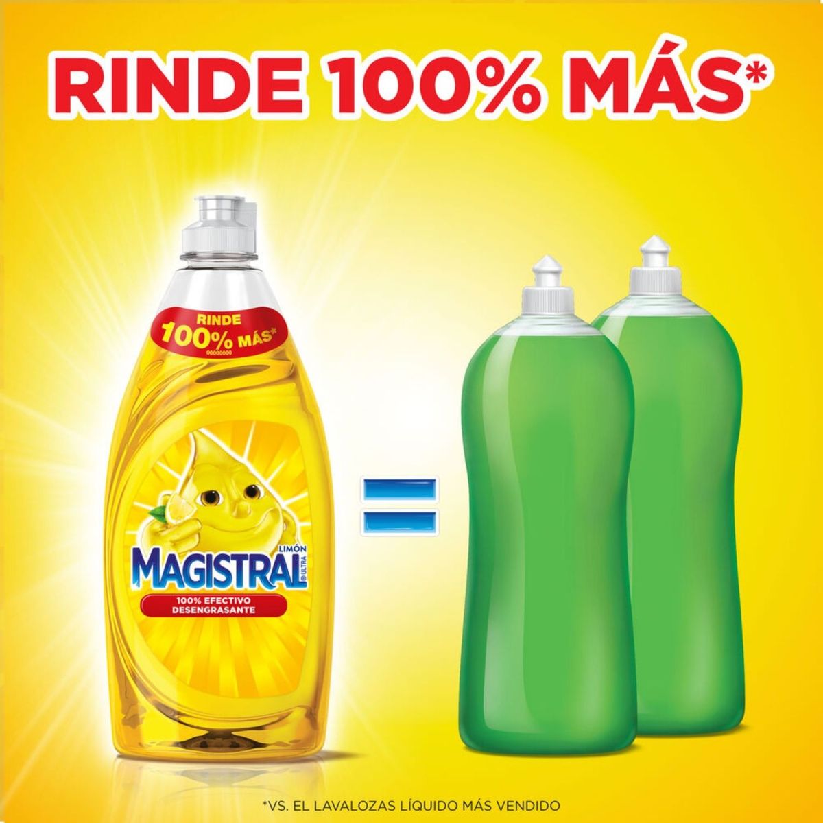 MAGISTRAL - Pack 6 Lavalozas Concentrado Magistral Ultra Limón 500ml