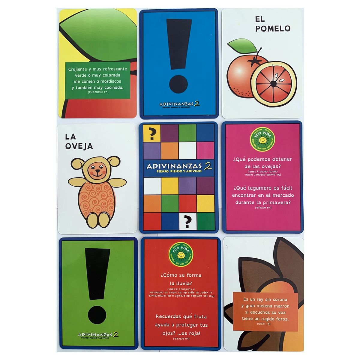 IDEAS AMIGABLES - Tarjetas Eco de Adivinanzas y Curiosidades 2