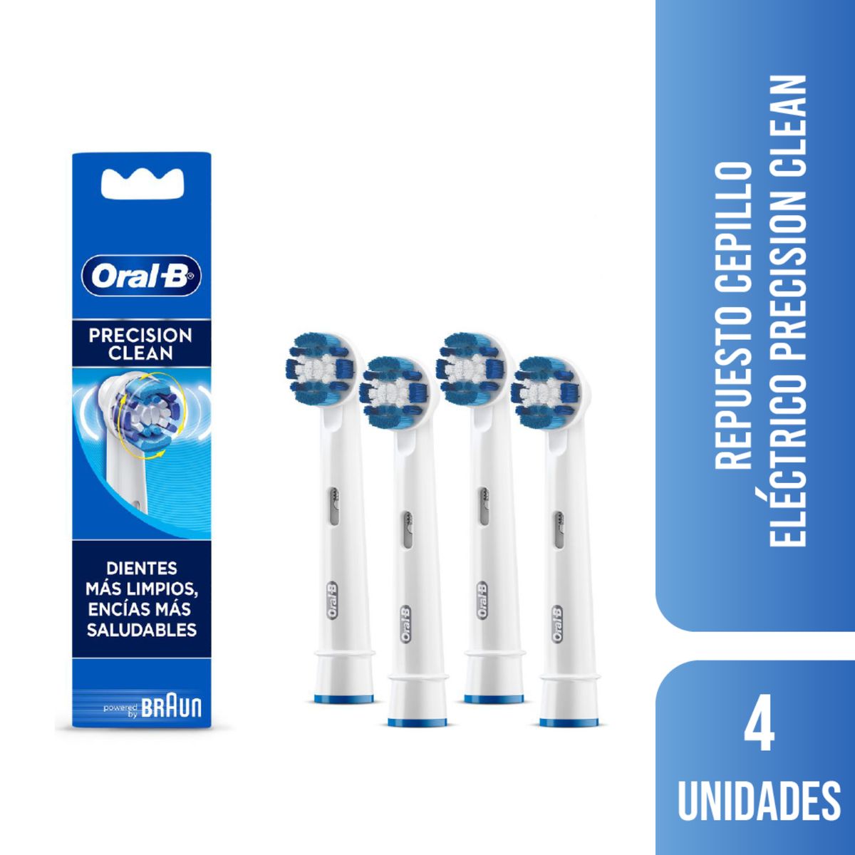 ORAL B - Cabezales De Repuesto Oral-B Pro Salud Precision Clean 4 un