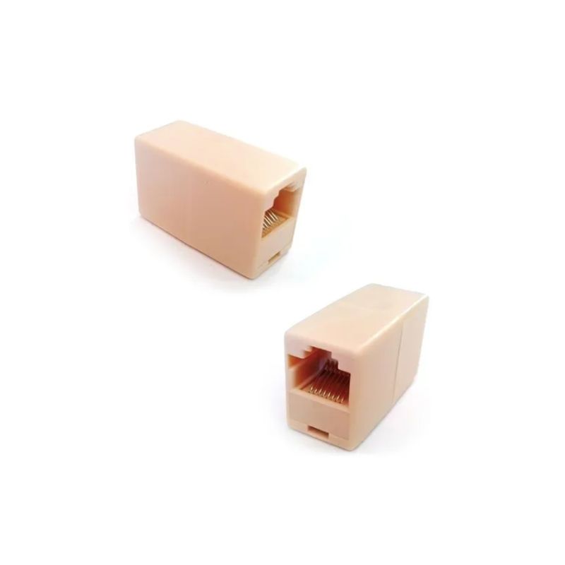 GENERICO - Copla Rj45 Adaptador Hembra Hembra Extension Cables Red Lan