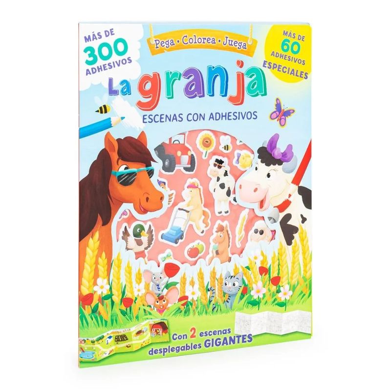 PANINI - PEGA COLOREA Y JUEGA LA GRANJA