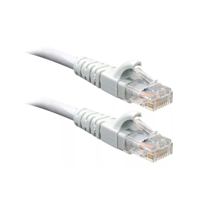 GENERICO - Cable de red 20 metros categoria 5 Rj45 Lan Gris