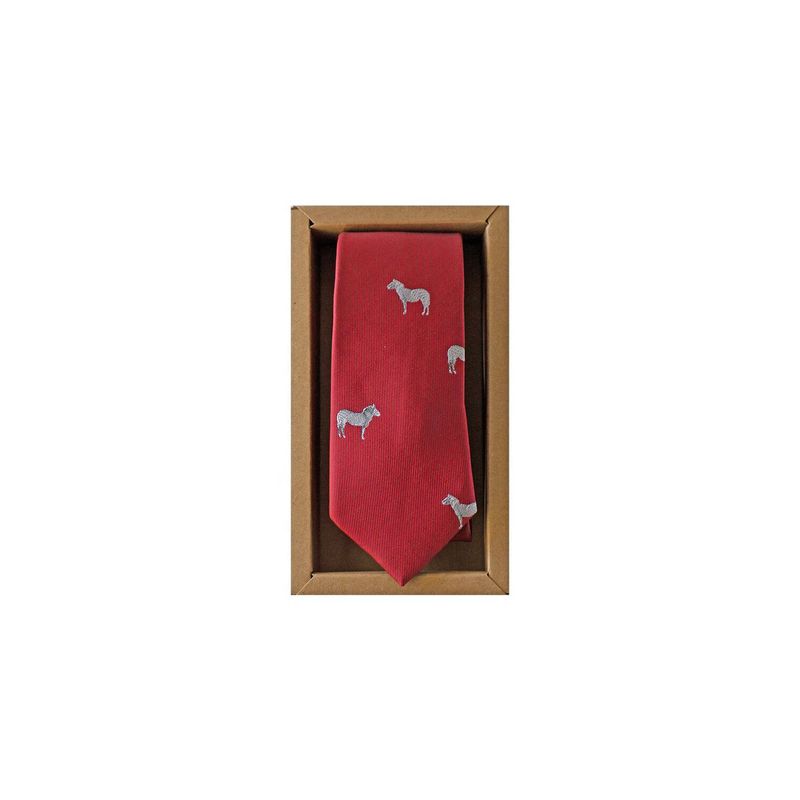 PALMATRI - Corbata Pálmatri Don Rocinante Rojo