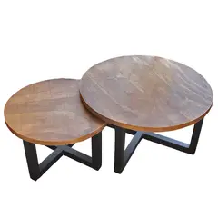 M&D MADERA & DECO - Set Mesas de centro Talamancas