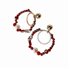 VIVAFELICIA - Aros Piedras Mineral Rojo