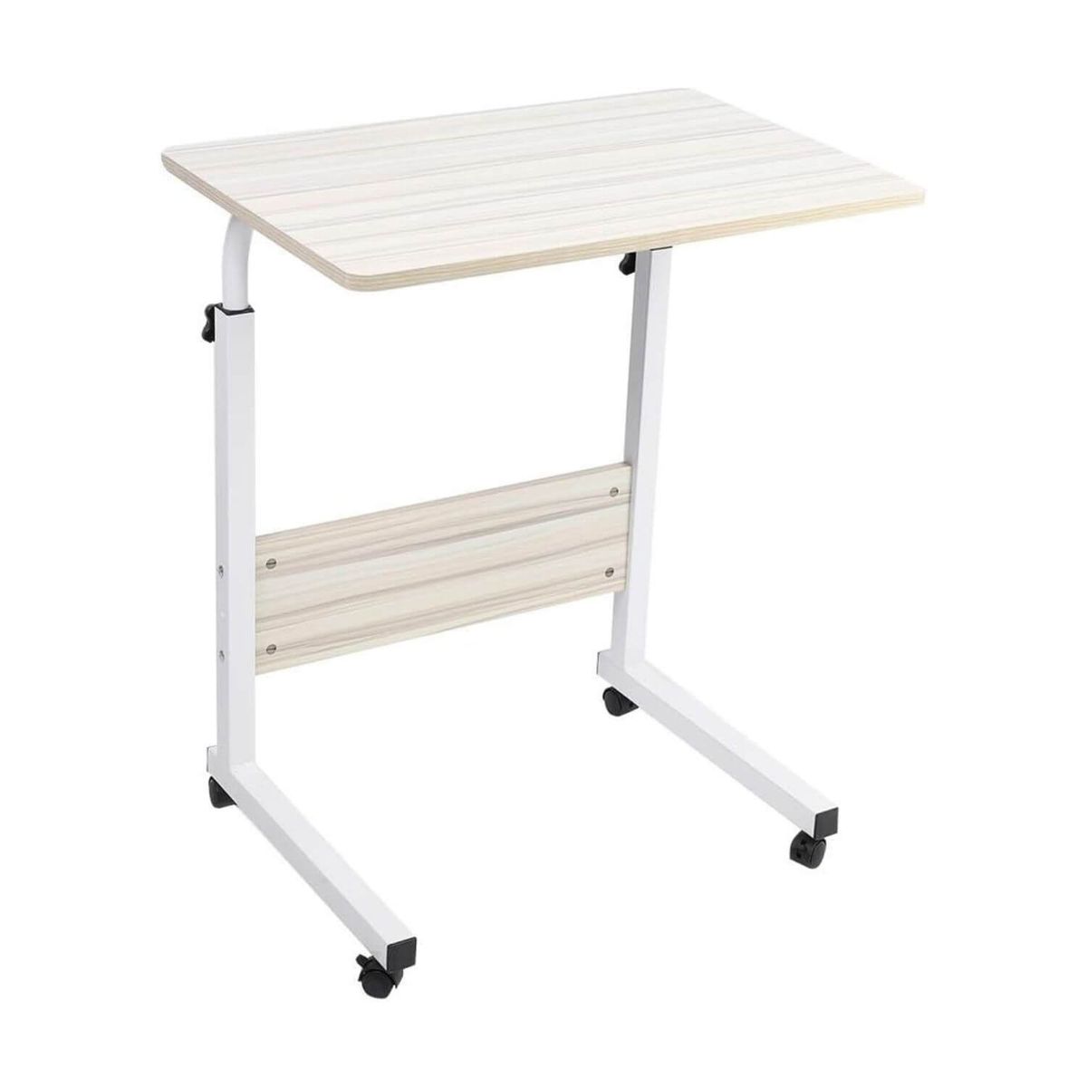 SOHOGAR - Mesa escritorio de madera con ruedas