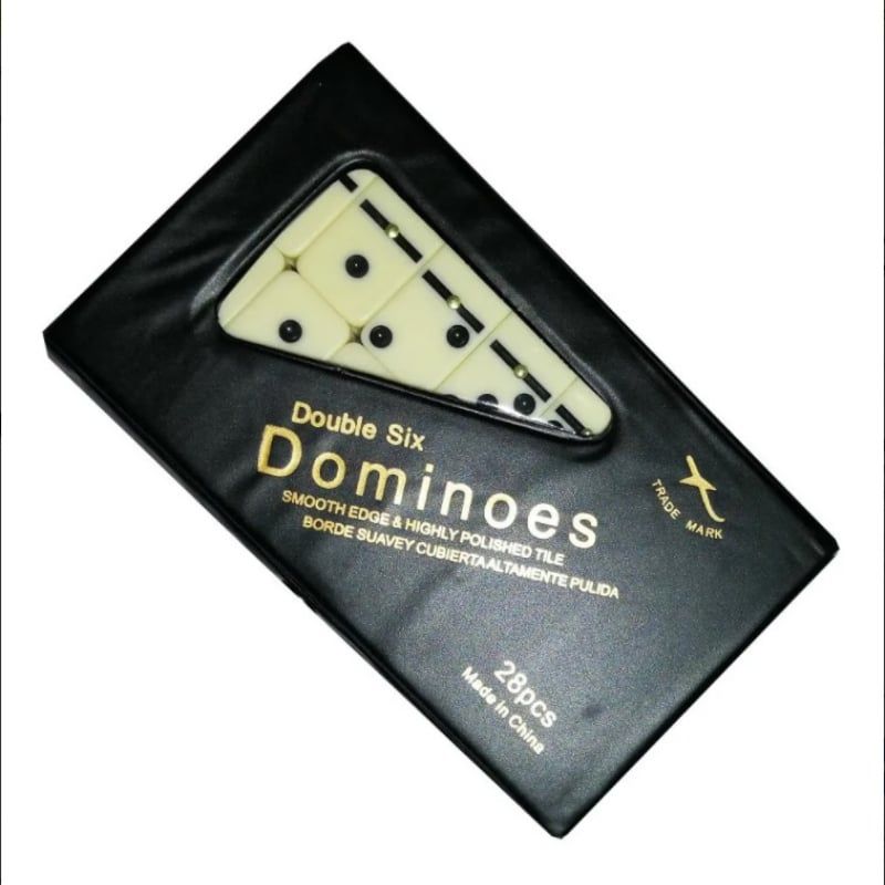 DBLUE - Domino Clásico 28 Piezas 40x20x6mm