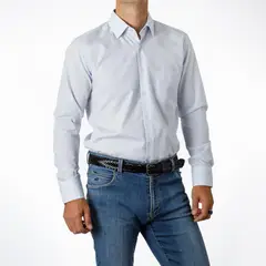 VANDINE - Camisa Etiqueta Negra Texturada