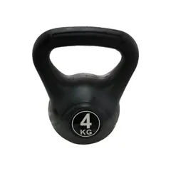 GENERICO - Pesa Rusa Kettlebell Resina 4 Kg - Entrenamiento - Crossfit