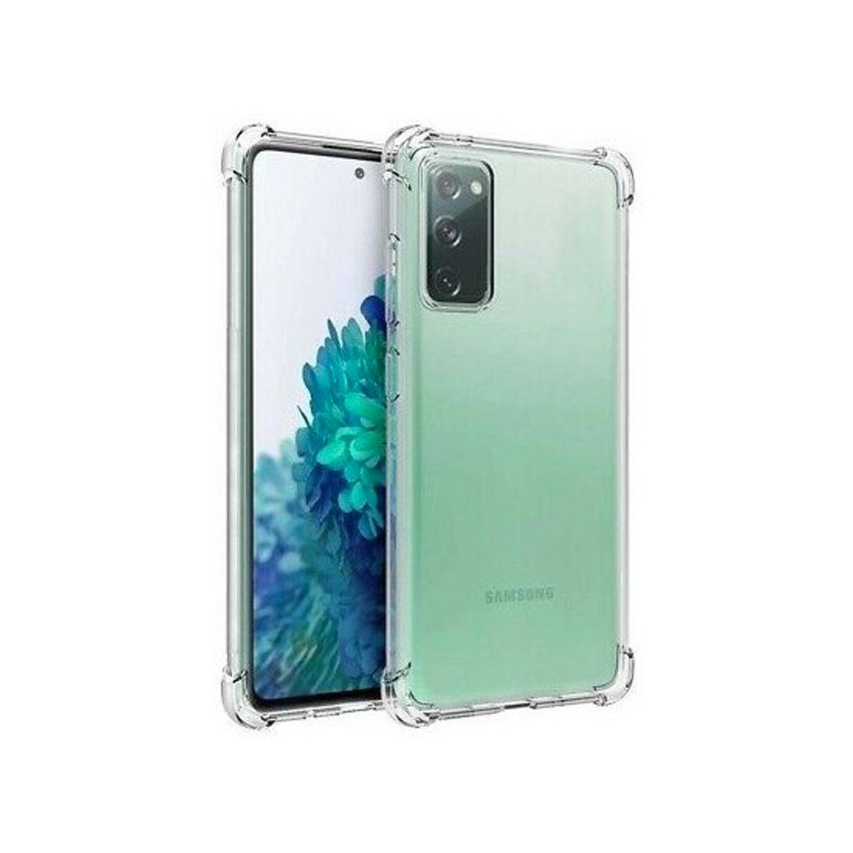 JOIGO - Carcasa Transparente Reforzado Para Samsung S20 FE