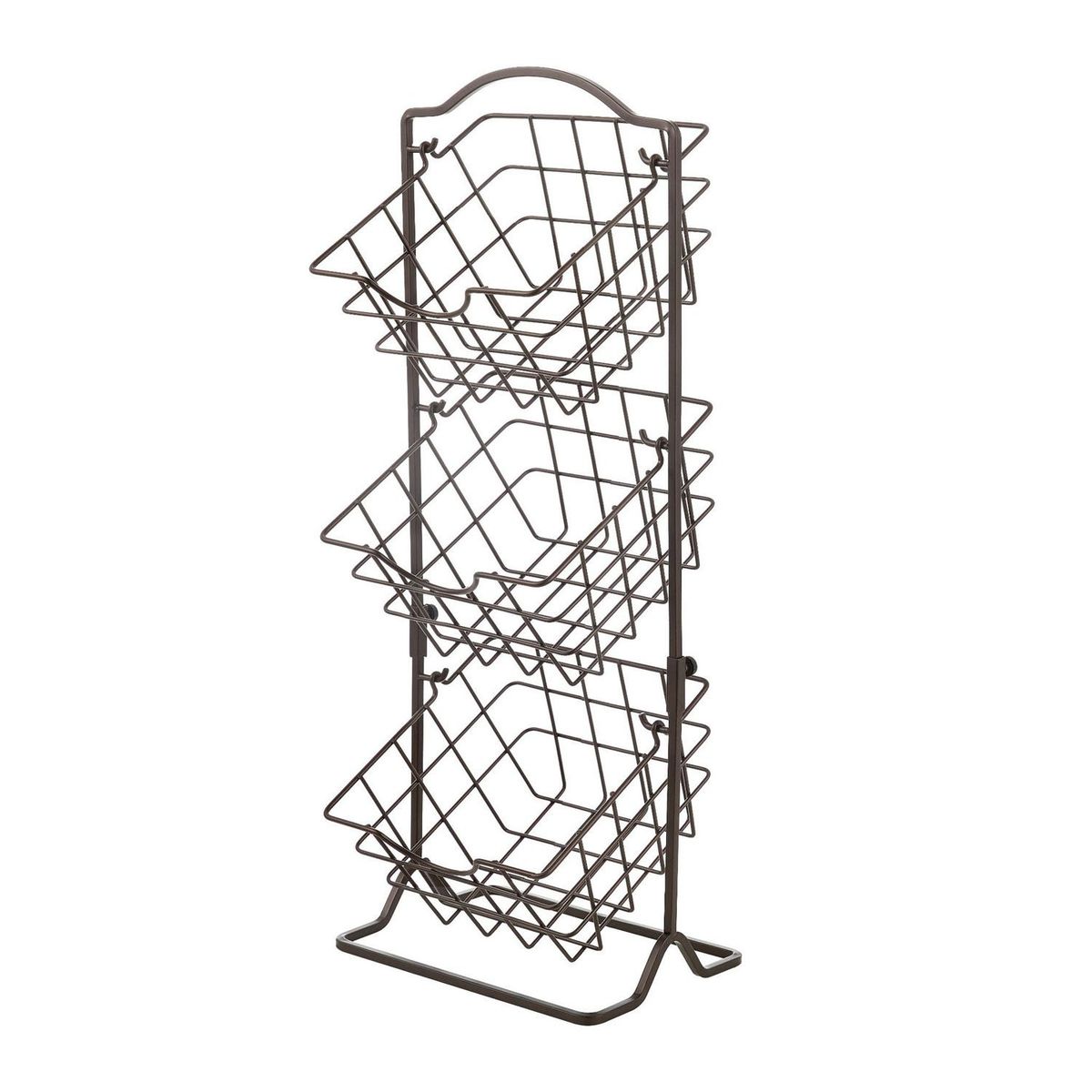 SOHOGAR - Organizador de cocina 3  niveles metálico