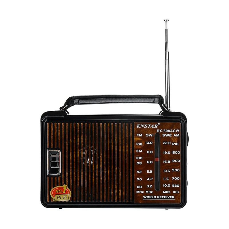 GENERICO - Portable Full  Band FM/MW/SW Antenna Radio