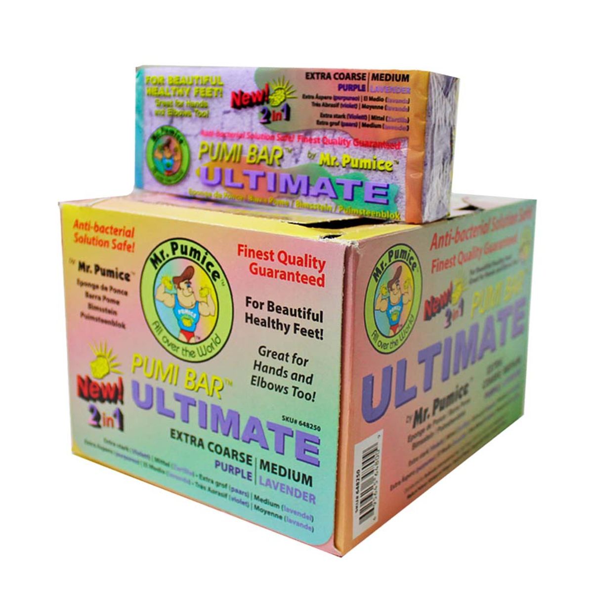 COSMETICAVAL - Caja 12 limas pies callos 2 en 1 anti bacterial Mr. Pumice