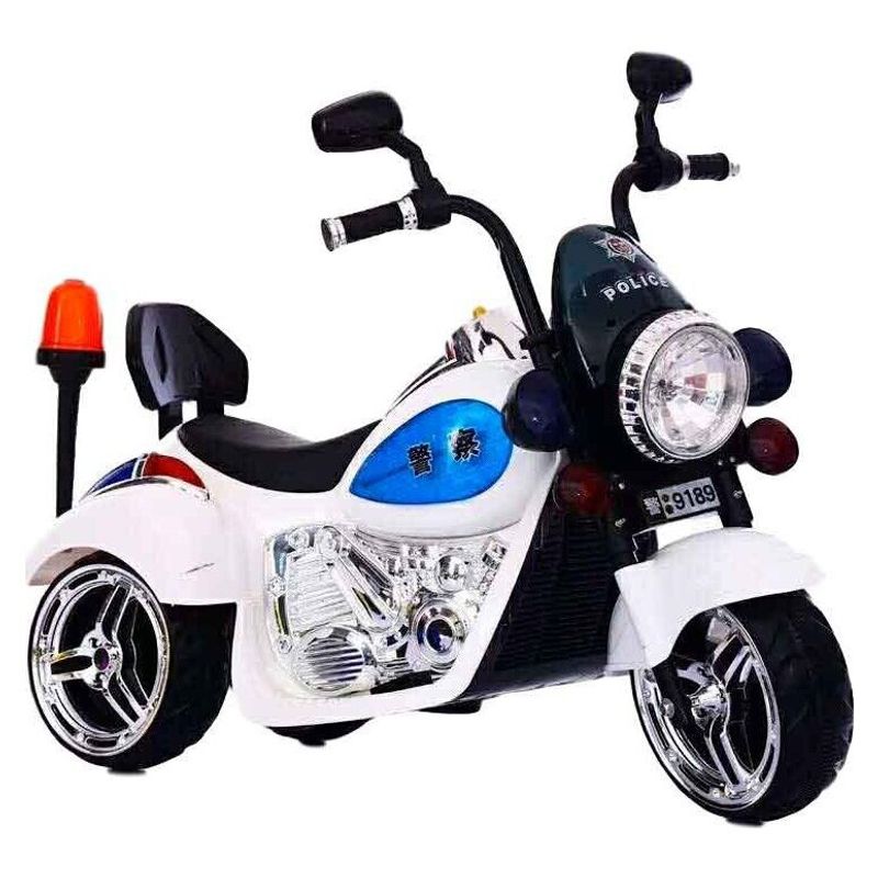 JUNGLA CLICK - Moto a Bateria Police Blanca