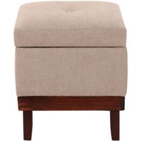 Pouf Baúl Emilia Arena Altea 45x45x46 cm Máxima Design