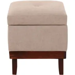 GENERICO - Pouf Baúl Emilia Arena Altea 45x45x46 cm Máxima Design