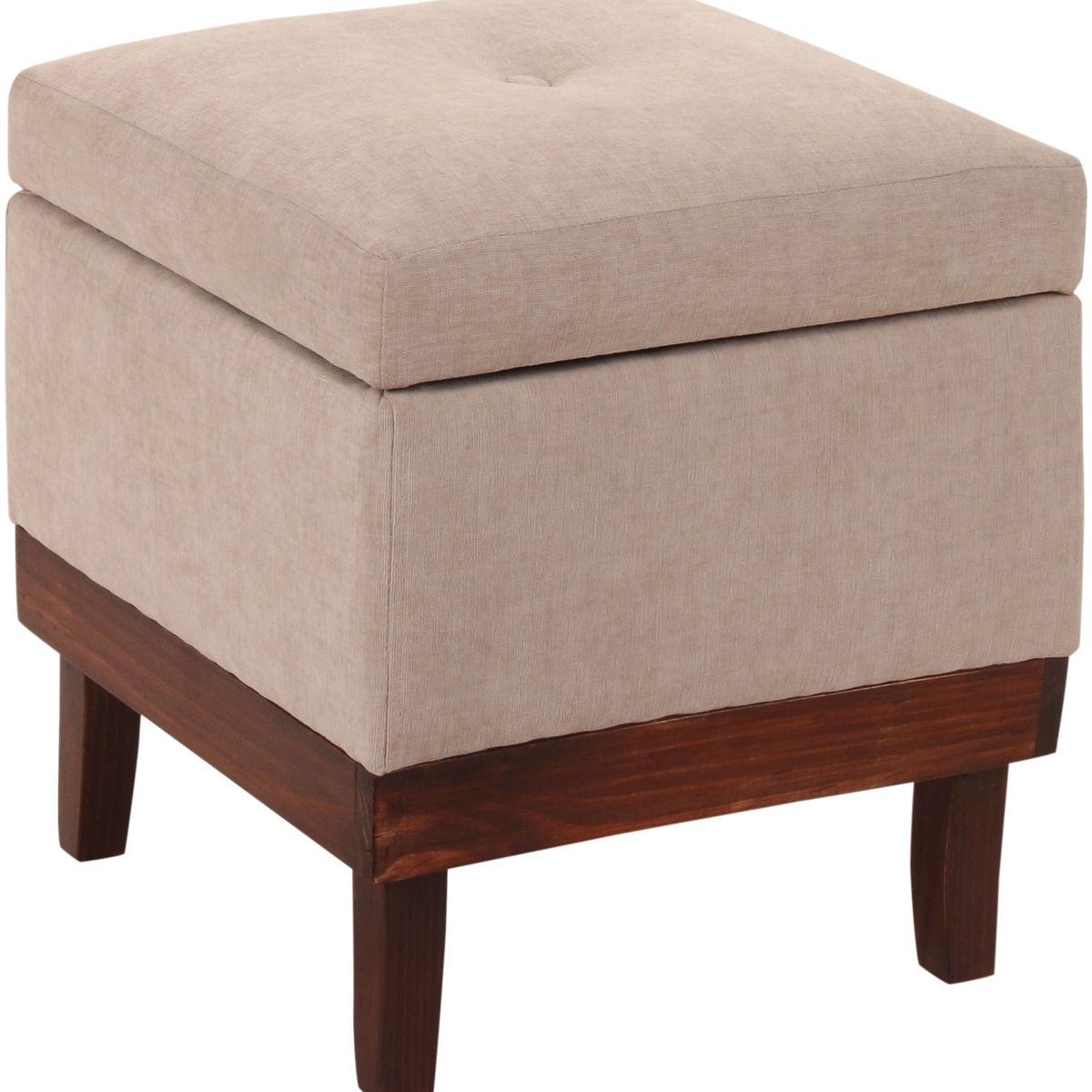 GENERICO - Pouf Baúl Emilia Arena Altea 45x45x46 cm Máxima Design