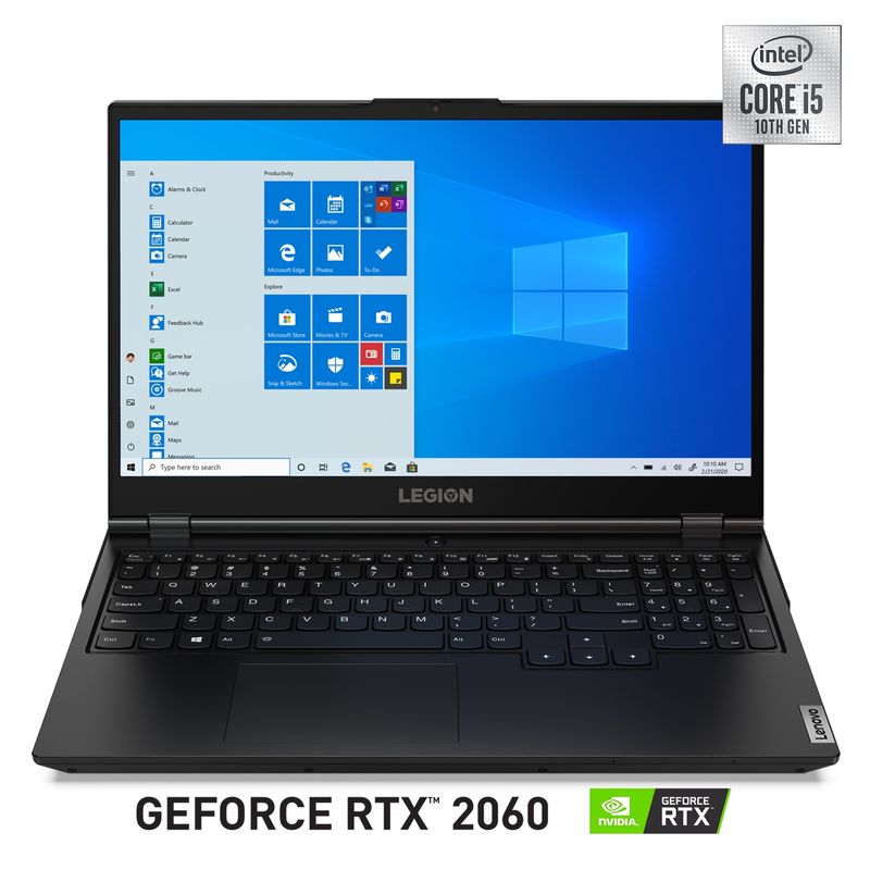 LENOVO - Notebook Gamer Legion 5i Intel Core i5-10300H 16GB 1TB HDD + 128GB SSD NVIDIA Geforce RTX2060 15" 144HZ