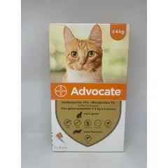 BAYER - Advocate Pipeta 0,4 Ml 0-4 Kg 1 Uni.