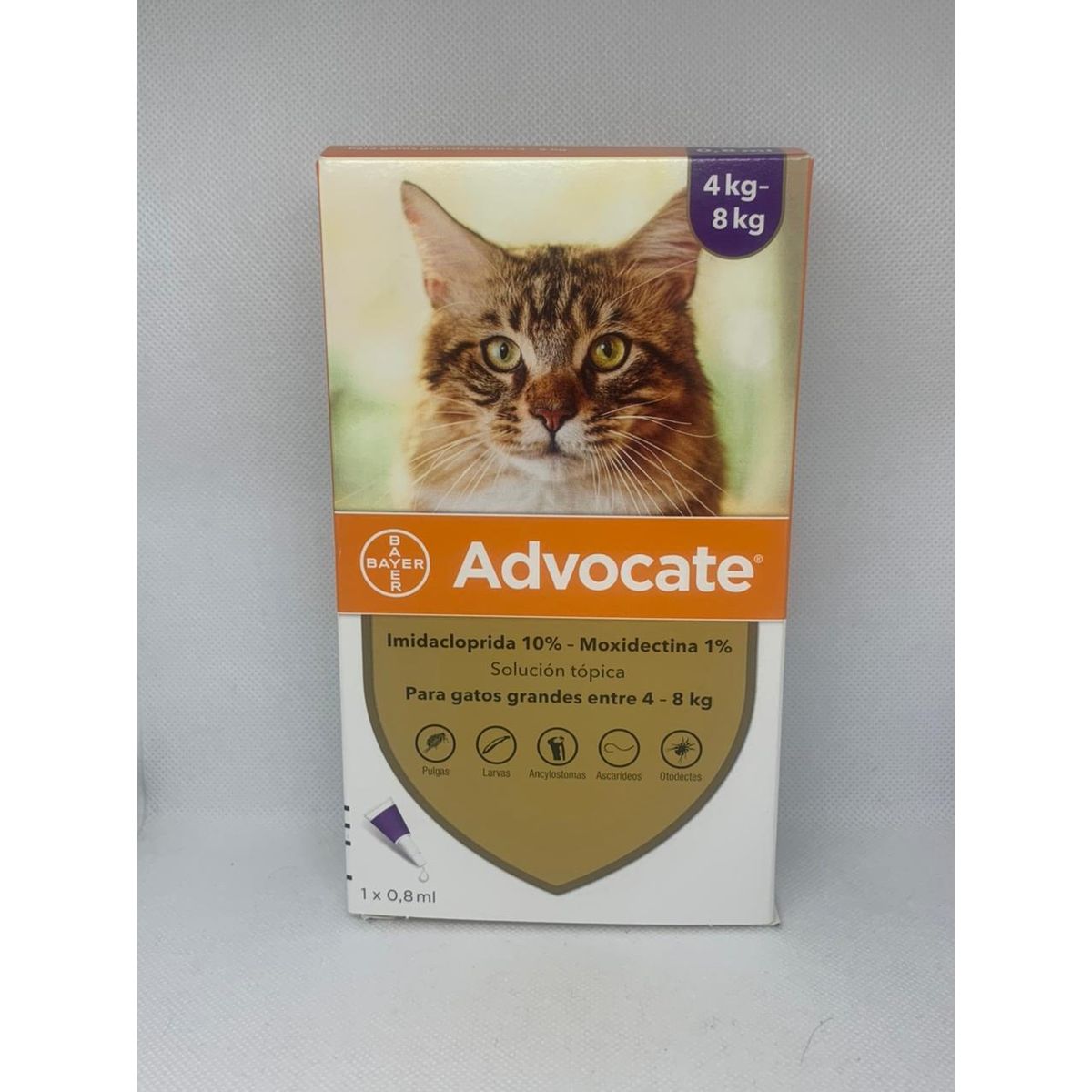 BAYER - Advocate Pipeta Gato 4-8 Kg 1x08 Ml