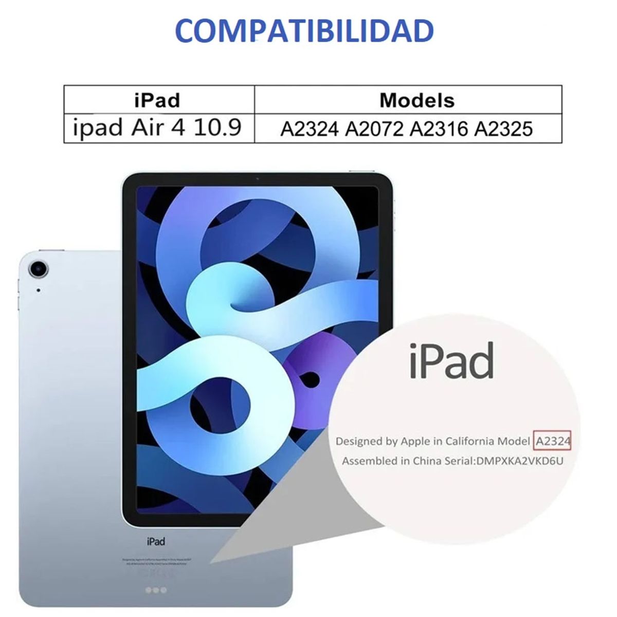 GENERICO - Lamina Vidrio Templado Compatible con iPad Air 4 y 5 10.9 2020 2022