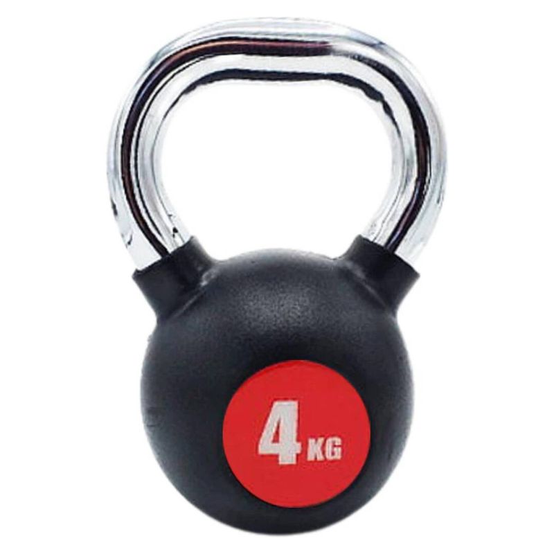 GENERICO - Kettlebell pesas rusas asa metal 4 kg
