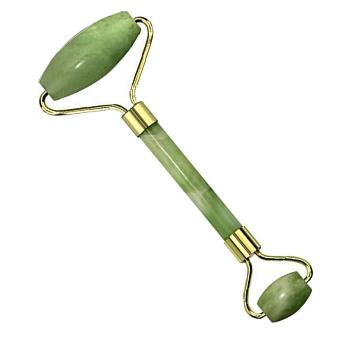 SOHOGAR - Rodillo masajeador facial y piedra de jade 100% natural